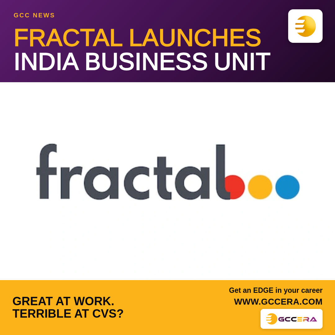 FRACTAL LAUNCHES INDIA BUSINESS UNIT