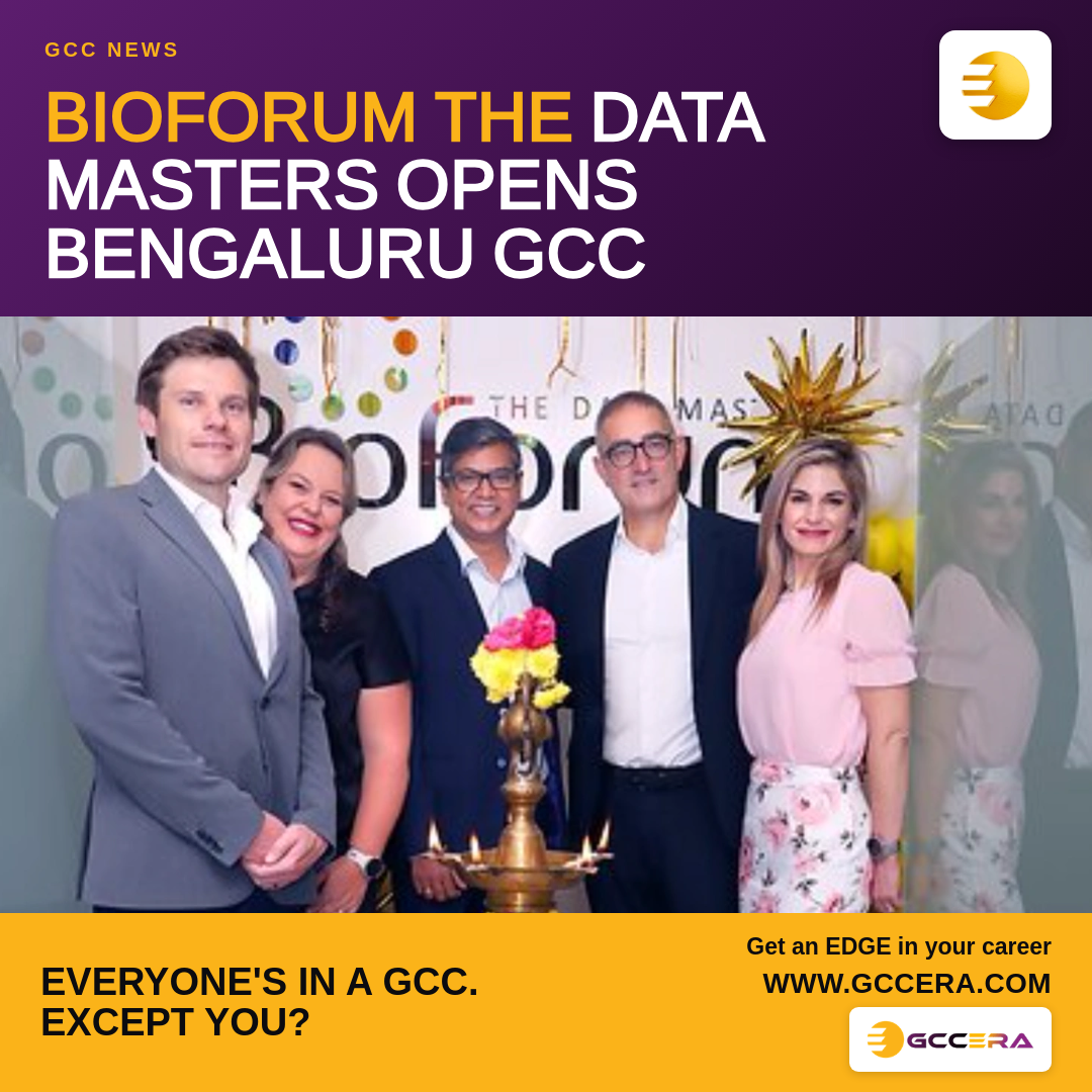 BIOFORUM THE DATA MASTERS OPENS BENGALURU GCC